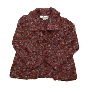 Mimi & Maggie Girls Pink Marled Cardigan size: 4T